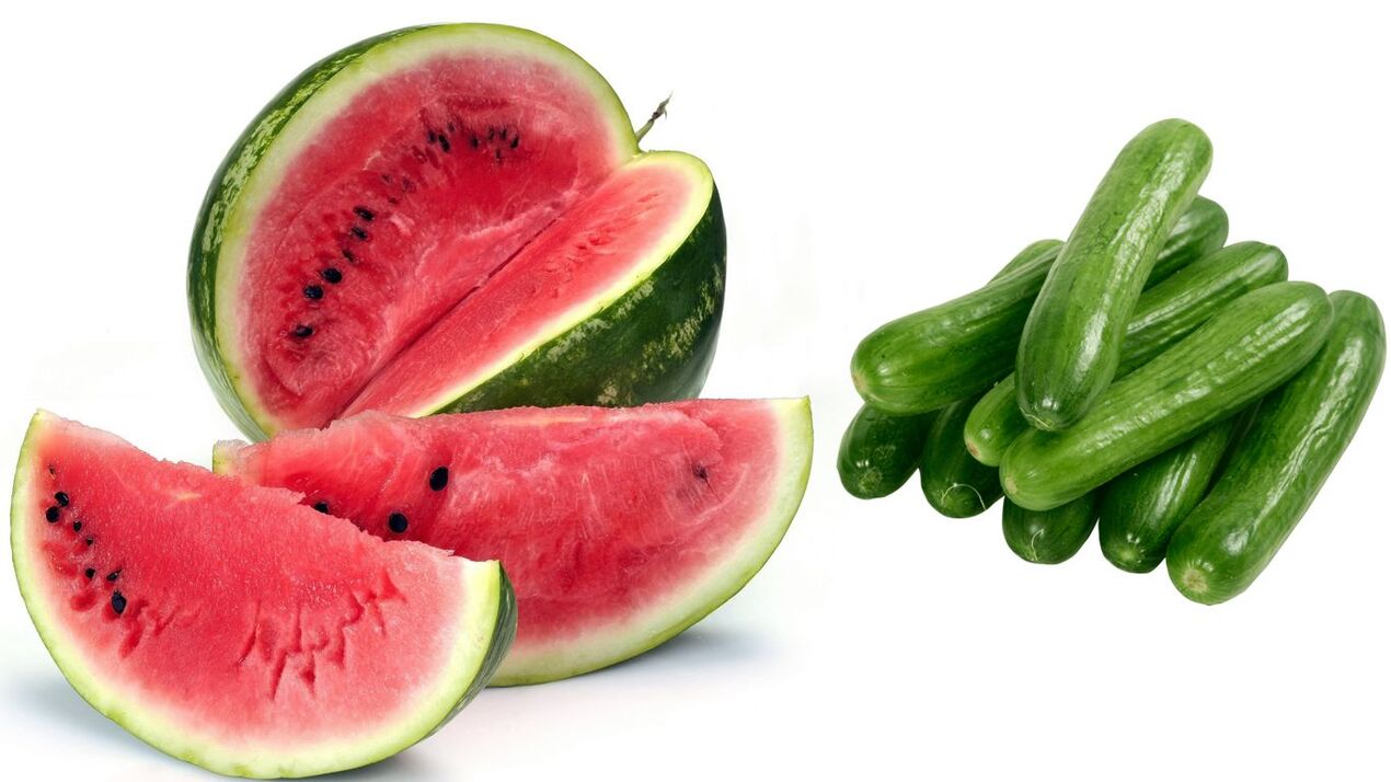 Wassermelonen-Gurken-Diät